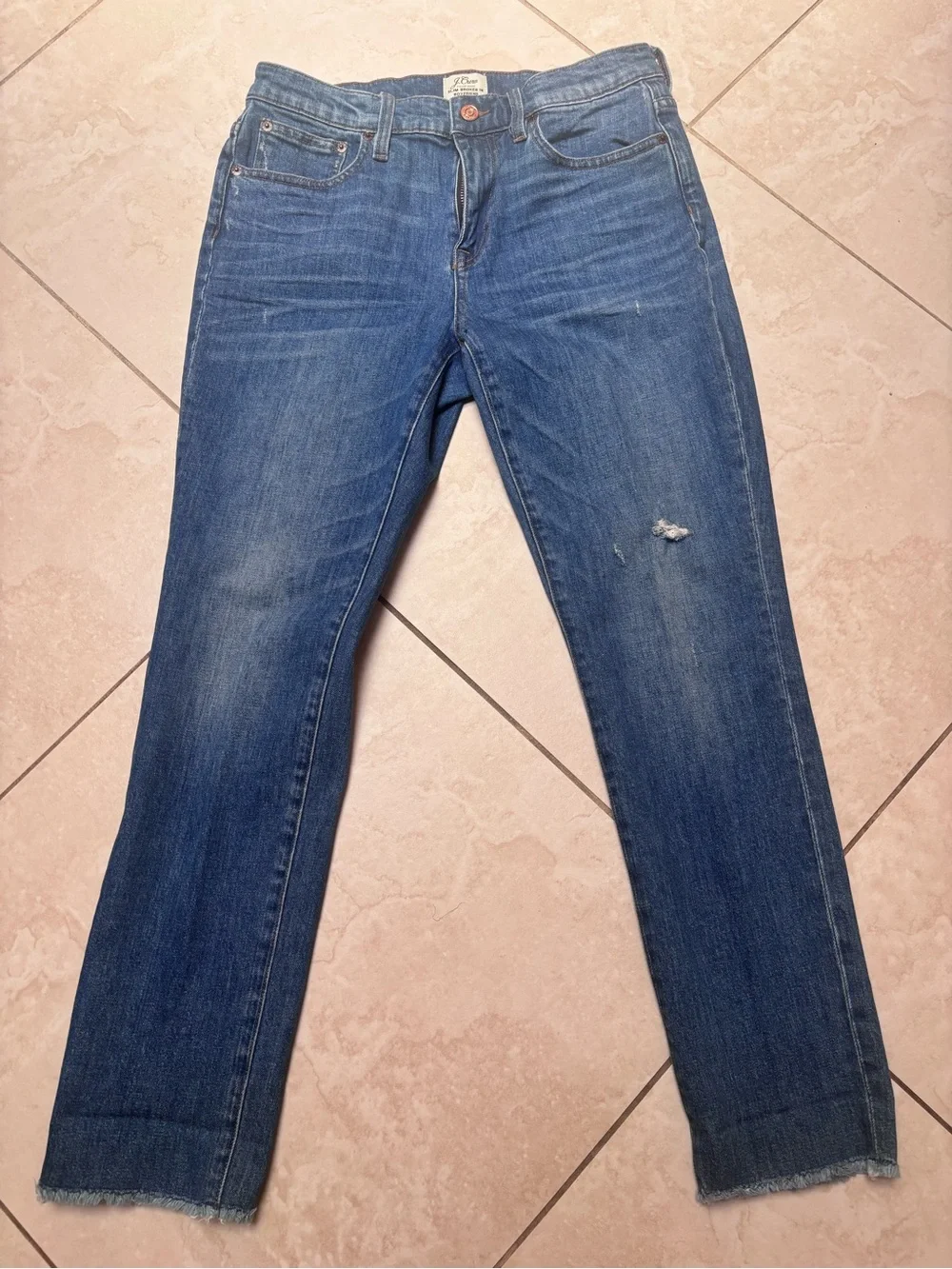 J Crew Slim Broken in Boyfriend jeans